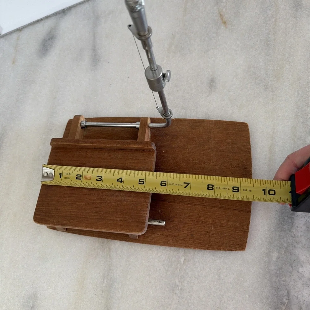 Vintage scandinavian Teakwood cheese cutter OLA0051‎